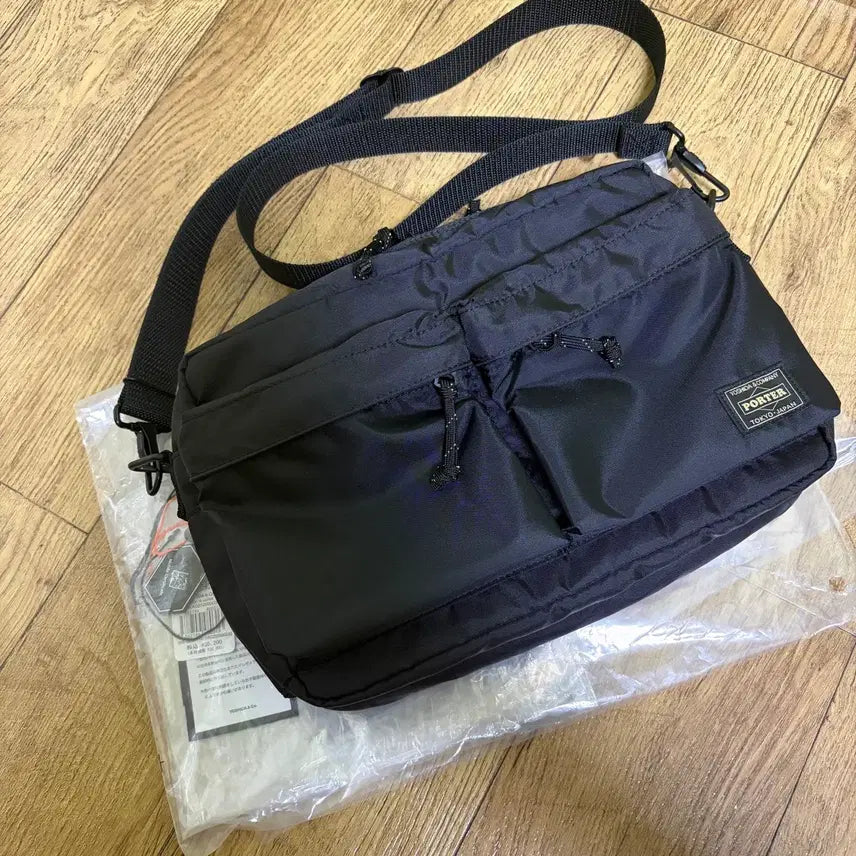 [BUNJANG] Porter Force Shoulder Bag Small Black 855-05457 / 포터 포스 숄더백 스몰 블랙 855-05457