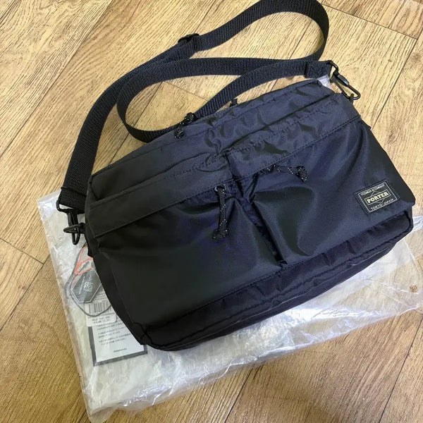 [BUNJANG] Porter Force Shoulder Bag Small Black 855-05457 / 포터 포스 숄더백 스몰 블랙 855-05457