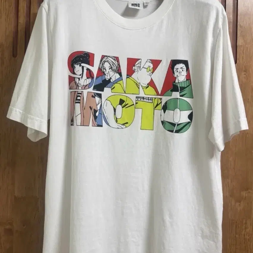[BUNJANG] GU Sakamoto Days Collaboration T-Shirt L / GU 사카모토데이즈 콜라보 티셔츠 L