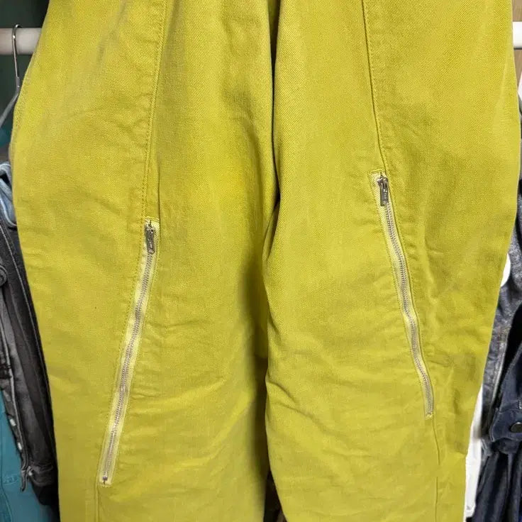 [BUNJANG] Plastic Product Zipper Pants / 플라스틱 프로덕트 지퍼팬츠