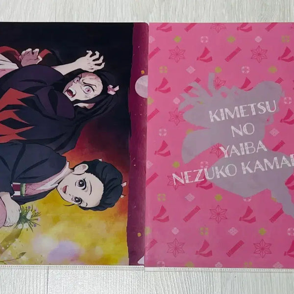[BUNJANG] Demon Slayer Nezuko L-Folder Clear File / 귀멸의칼날 네즈코 클리어파일 L자파일