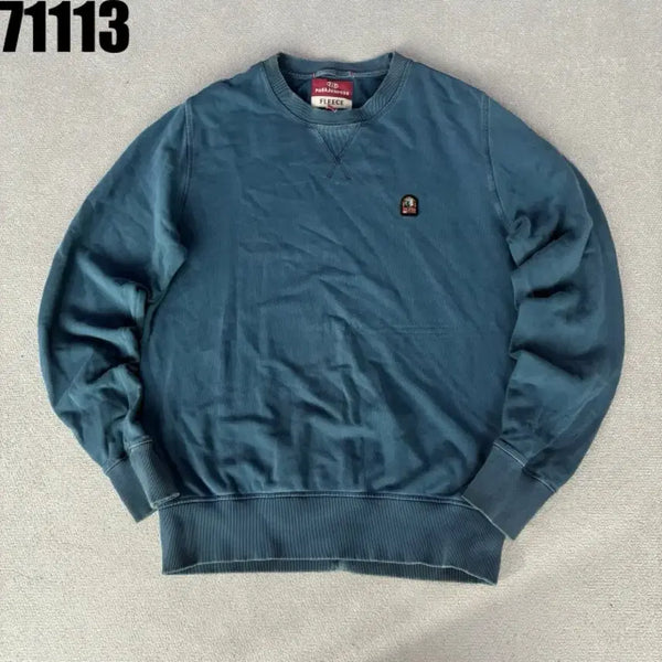 [BUNJANG] PARAJUMPERS Crewneck T-Shirt Blue L / PARAJUMPERS 맨투맨 티셔츠 블루 L