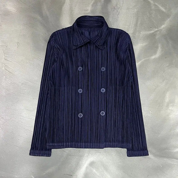 [BUNJANG] Pleats Please Button Detail Jacket / 플리츠 플리즈 버튼 디테일 자켓 +명품감정서 y18748