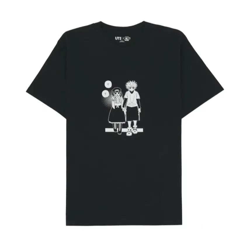 [BUNJANG] Uniqlo x Shueisha Hunter x Hunter Killua & Nanika T-Shirt / 유니클로 슈에이샤 헌터헌터 키르아 나니카 티셔츠