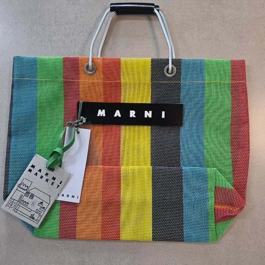 [BUNJANG] Marni Market Rainbow Shopper Bag / 마르니 마켓 레인보우 쇼퍼백