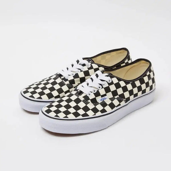 [BUNJANG] Vans Authentic Checkerboard Black/White Shoes / 반스 어센틱 체커보드 블랙:화이트 245