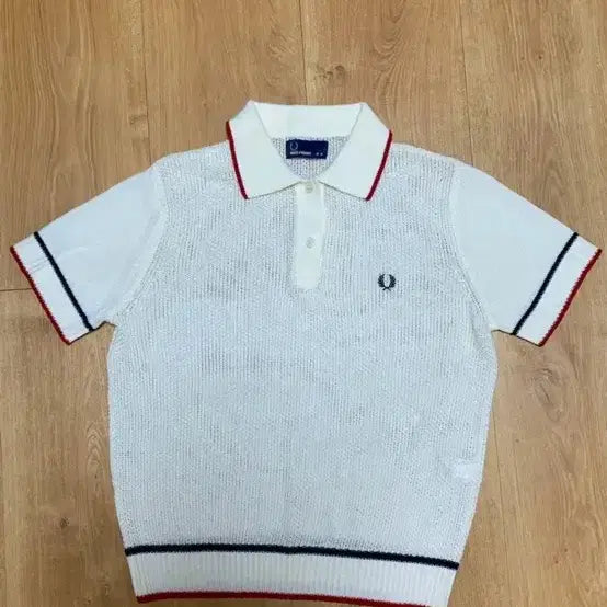 [BUNJANG] Fred Perry Crochet Mix Pique Short Sleeve Knit / 프레드 페리 크로쉐 믹스 피케 반팔니트