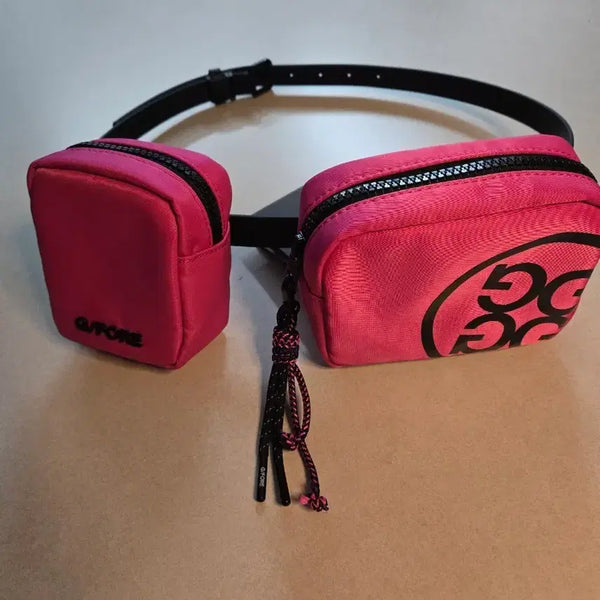 [BUNJANG] G/FORE Two Pocket Belt Bag Pink / 지포어 투포켓 벨트백 핑크