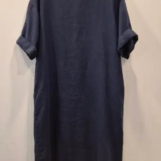 [BUNJANG] Navy Linen Dress / 네이비 린넨원피스