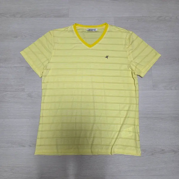 [BUNJANG] Westwood Short Sleeve T-Shirt Yellow Stripe Size 105 / (새제품)웨스트우드 반팔 티셔츠 105