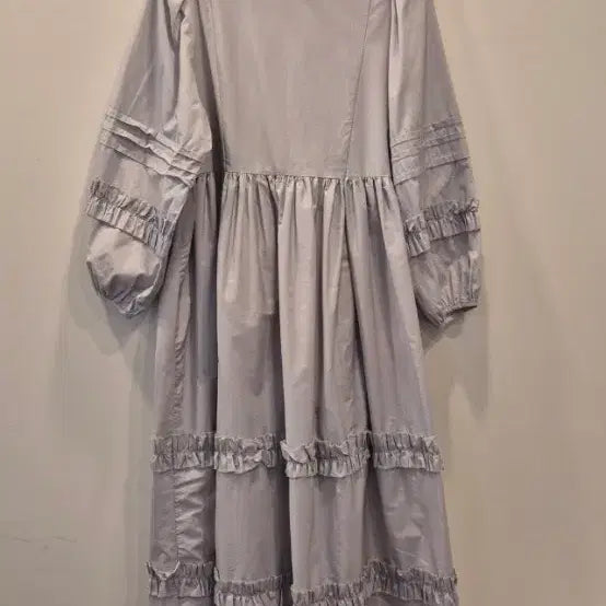 [BUNJANG] Frill Detail Long Dress / 프릴 디테일 롱원피스