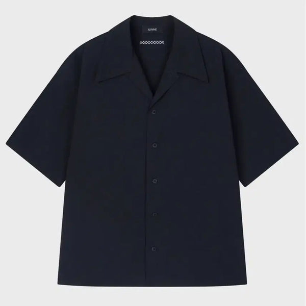 [BUNJANG] Junnê S17 Short-Sleeve Shirt Black M / (마지막 가격)준느 s17 반팔 셔츠 블랙 m