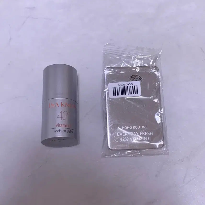 [BUNJANG] Isa Knox Vitamin C 42% Mela Off Balm 15g with Mixing Palette / 이자녹스 비타민C 42% 멜라오프 밤 15g (+믹싱팔레트)