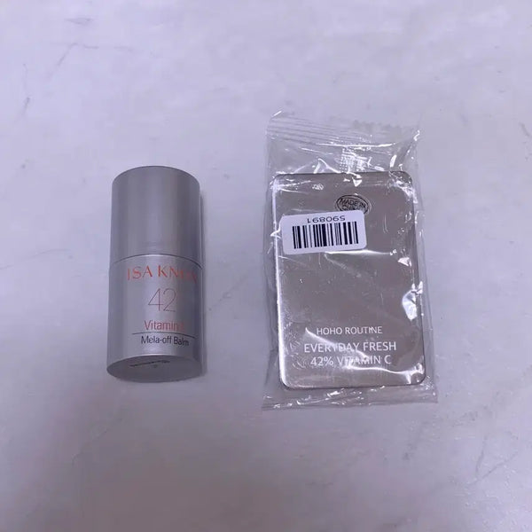 [BUNJANG] Isa Knox Vitamin C 42% Mela Off Balm 15g with Mixing Palette / 이자녹스 비타민C 42% 멜라오프 밤 15g (+믹싱팔레트)