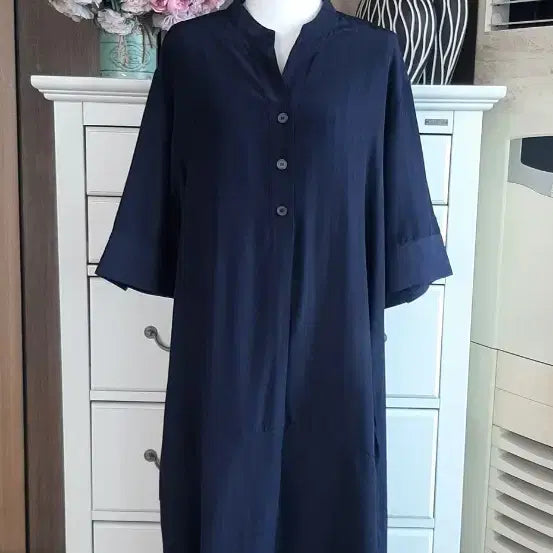 [BUNJANG] BruunsBazaar Rayon Blend Shirtdress / BruunsBazaar레이온원피스 고퀄원피스~