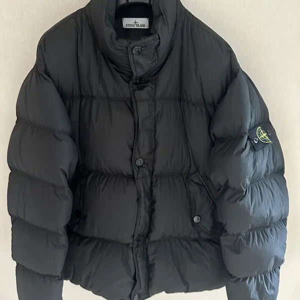 [BUNJANG] Stone Island Crinkleops Puffer Jacket XL Black FW24 / 스톤아일랜드 크링클랩스 xl 패딩 24fw 블랙