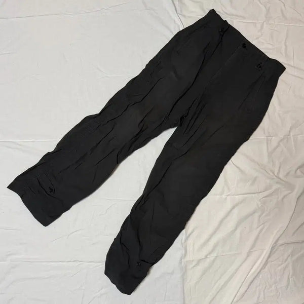[BUNJANG] Coar Shirring Combat Trousers (Black/M) / [쿠어] 셔링 컴벳 트라우져(블랙/M)