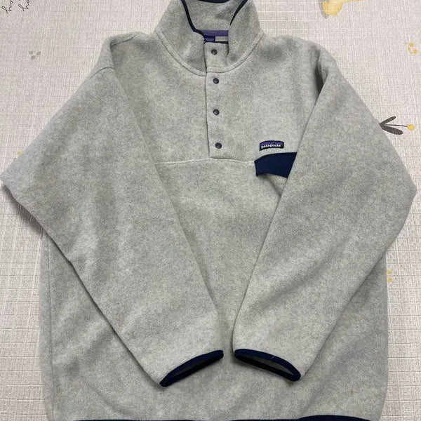 [BUNJANG] Patagonia Snap-T Fleece Oatmeal L / 파타고니아 스냅티 플리스 오트밀 L
