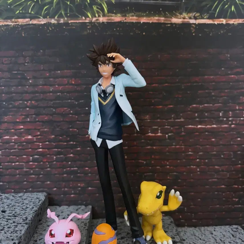 [BUNJANG] Digimon Tri Taichi & Agumon (Childhood Form X) Figure / 디지몬 트라이 타이치&아구몬(유년기X)