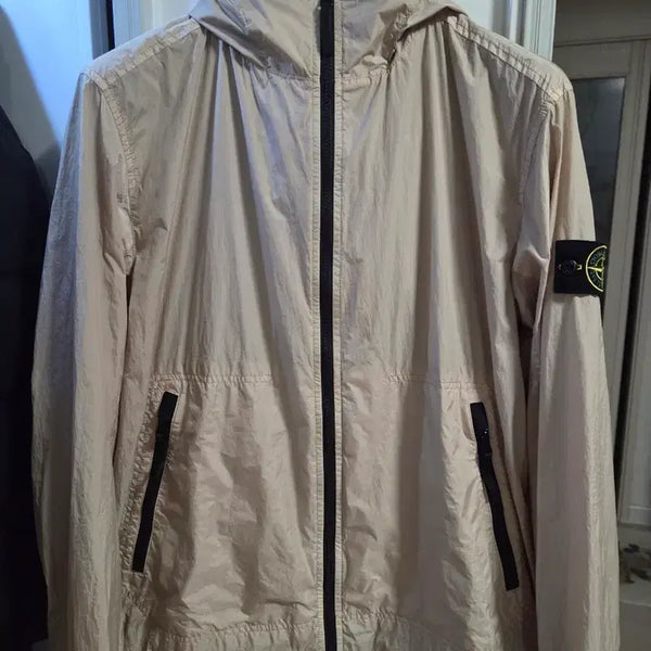 [BUNJANG] Stone Island Cranklabs Hooded Windbreaker Beige / [정품/새상품급] 스톤아일랜드 크랭크랩스 후드 바람막이
