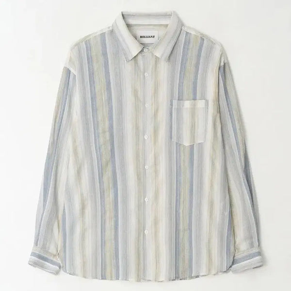 [BUNJANG] Billiant Stripe Shirt Unisex / 빌리언트 스트라이프 셔츠