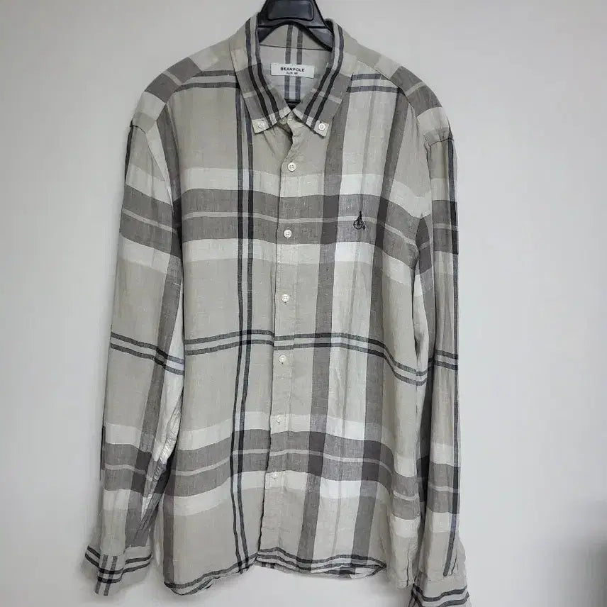 [BUNJANG] Beanpole Golf 100% Linen Men's Shirt Size 105 / 빈폴 골프 마100% 남성셔츠 105