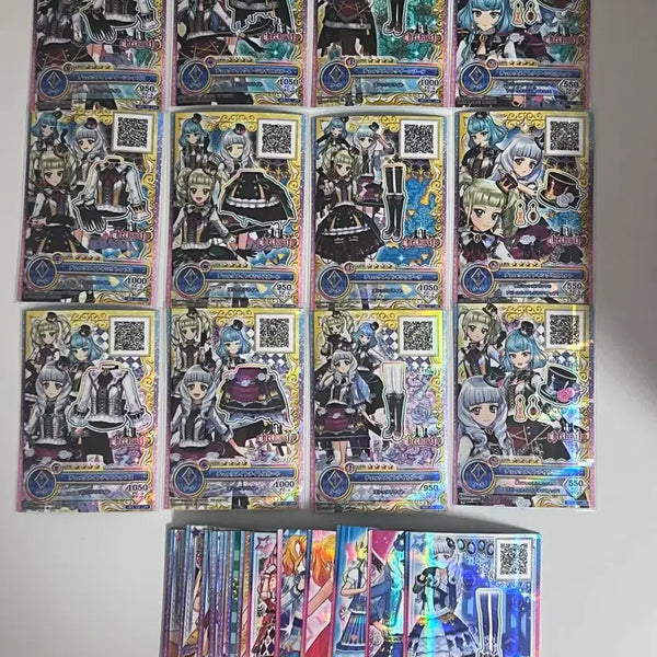 [BUNJANG] Aikatsu! On Parade Gothic Checkmate Premium Card Mix (Approx. 50 cards) / 아이카츠 50장 온퍼레 고딕 체크메이트 프레 프리미엄 카드 유리카 리리 앨리시아 아이엠스타