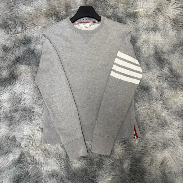 [BUNJANG] Thom Browne Crewneck Sweatshirt Grey Four Bar 2 / 톰브라운 맨투맨 그레이 4선 2사이즈
