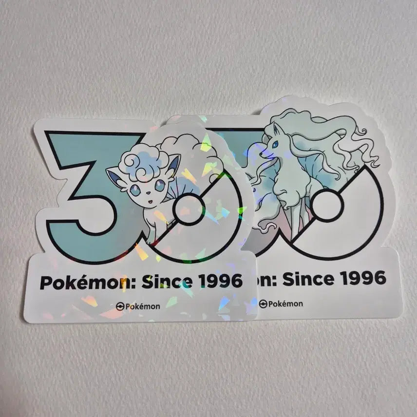 [BUNJANG] Pokemon 30th Anniversary Stickers Alolan Vulpix, Alolan Ninetales & More / 포켓몬 30주년 스티커 알로라 식스테일 나인테일 +a 판매