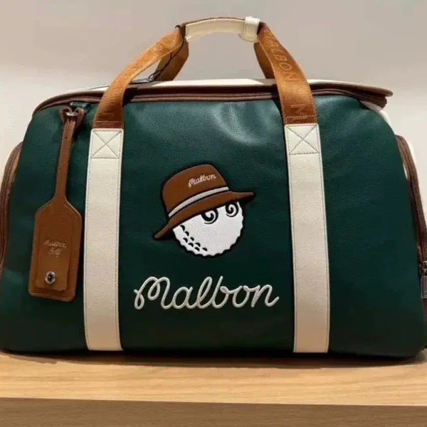 [BUNJANG] Malbon Golf Boston Bag Green / 말본 골프 보스턴백 그린(새상품)