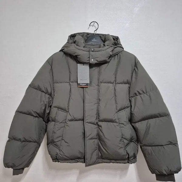 [BUNJANG] Bellier Crossline Hooded Goose Down Jumper / 벨리에 크로스라인 후디스 구스다운 점퍼