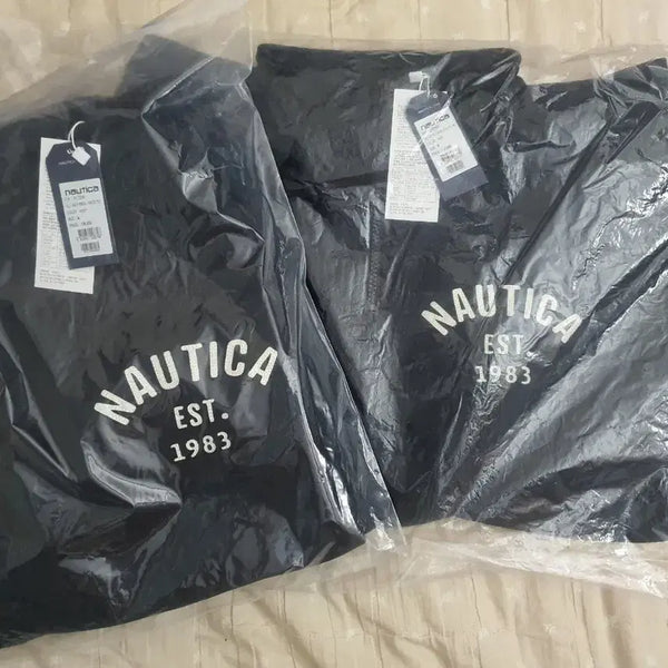 [BUNJANG] Nautica Japan Felt Arch Logo Sweatpants Navy M / 노티카 재팬 펠트 아치로고 스웻팬츠 네이비 M (미개봉 새 제품)