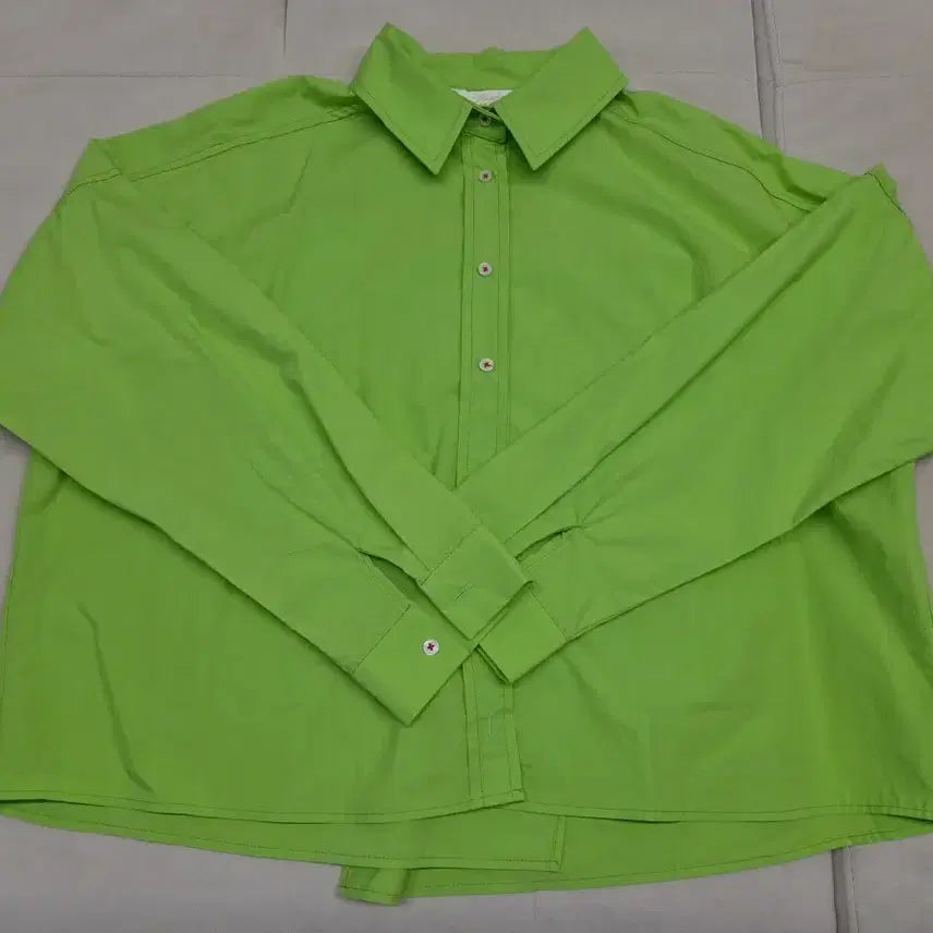 [BUNJANG] Stillwater Low Classic Lime Green Shirt / 라임 그린 셔츠 stillwater