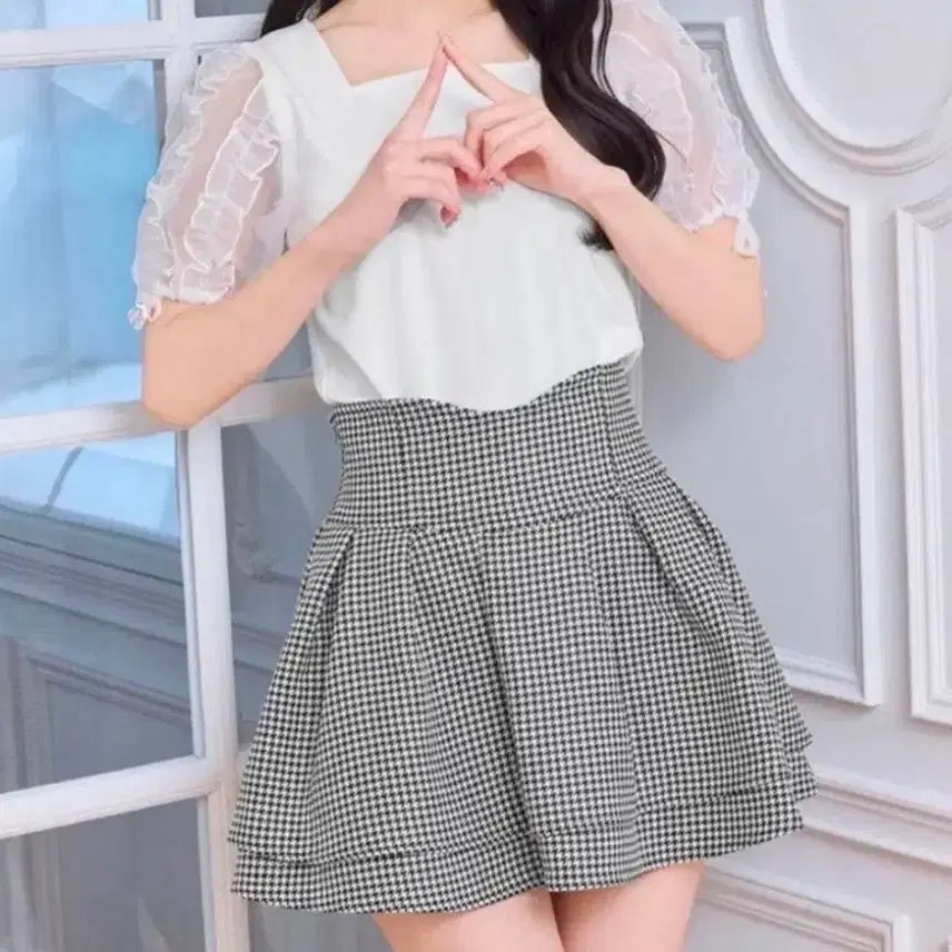 [BUNJANG] Michel Macaron Chikori Skirt M / 미셸 마카롱 미각스커트 치도리 M 양산형 지뢰계 양지뢰