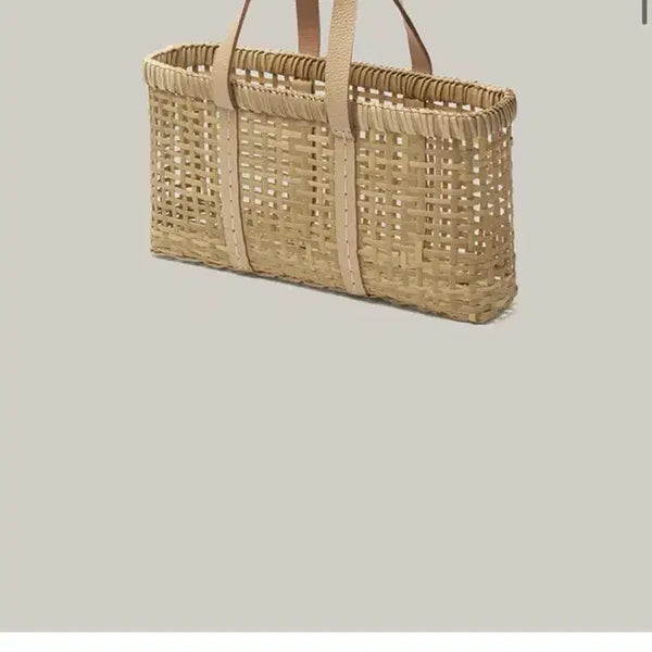 [BUNJANG] Shop M Basket Bag Natural / 샵엠 바스켓 백 (새상품)