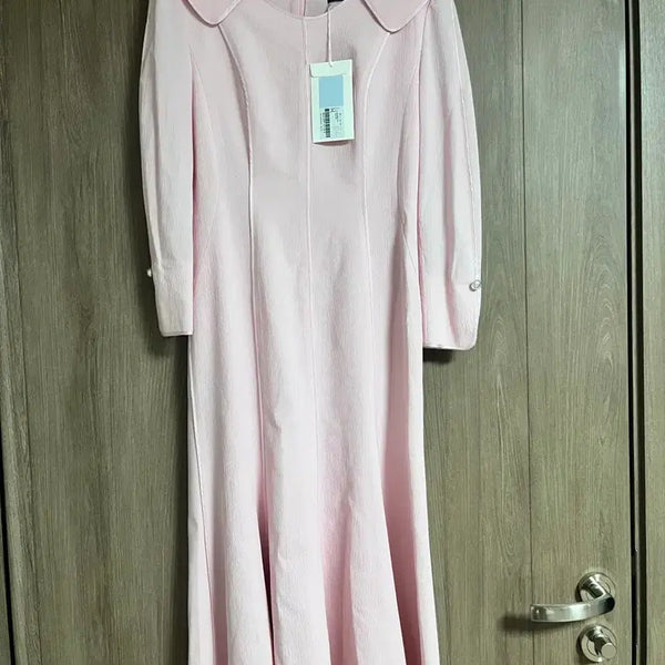 [BUNJANG] Misha Pink Long Dress / 택달린 새제품 한섬 미샤 핑크 원피스