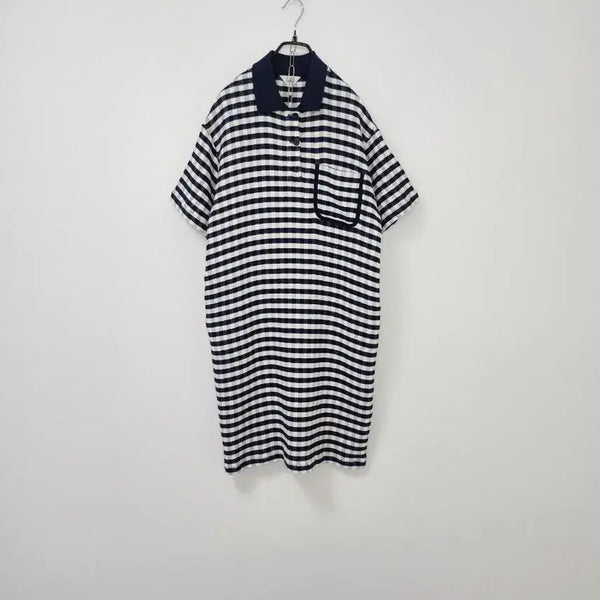 [BUNJANG] Studio Tomboy Check Pattern Cotton Dress / 스튜디오톰보이 원피스 55 66