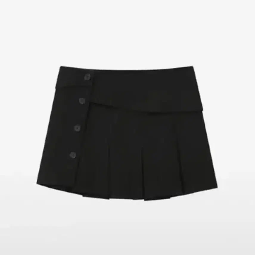 [BUNJANG] Miseki Seoul Pleated Wrap Mini Skirt Black / 미세키서울 Pleats wrap mini skirt
