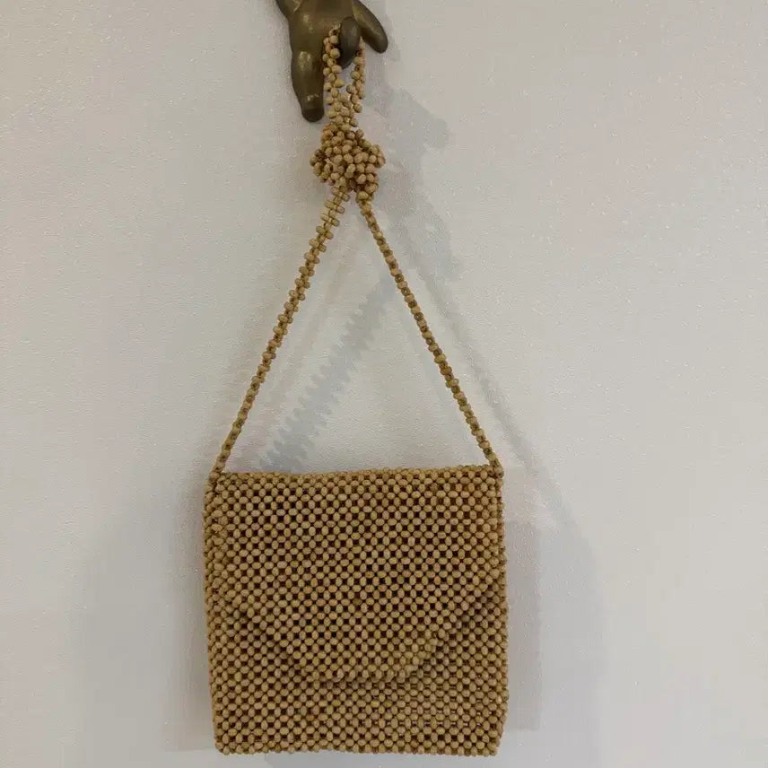 [BUNJANG] Abaca Ligao Wood Sling Bag / 아바카 우드 슬링백 오트