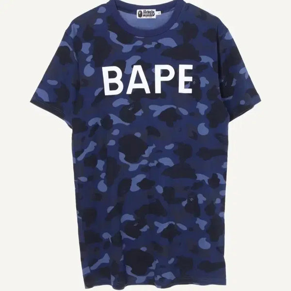 [BUNJANG] BAPE Camo T-Shirt Blue / 베이프 카모 반팔티 블루