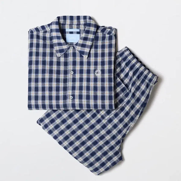 [BUNJANG] Spao 999 Humanity Everyday Check Long Sleeve Pajamas S / 미개봉) 스파오 999휴머니티 에브리데이 체크 긴팔 잠옷 파자마 S