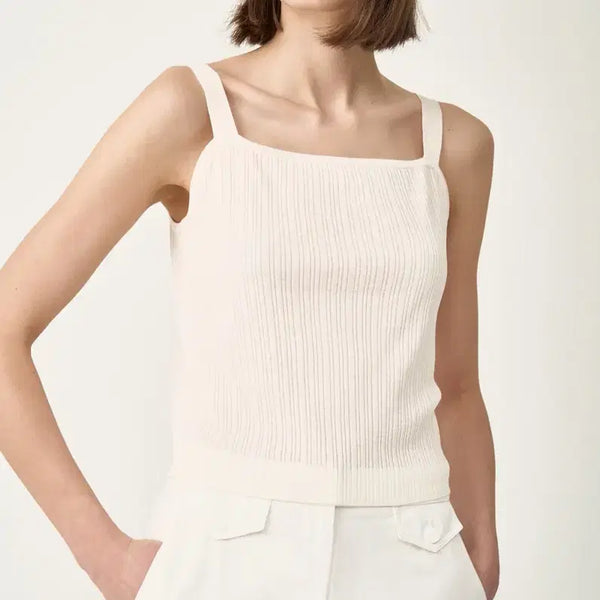 [BUNJANG] The Cashmere Sleeveless Knit Top / 더캐시미어 슬리브리스 니트 탑 새상품
