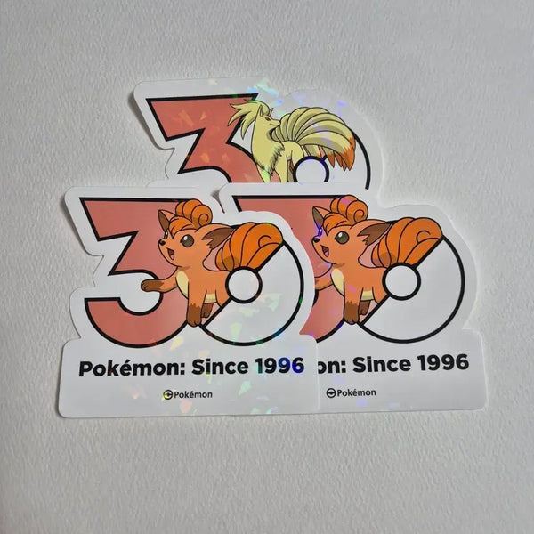 [BUNJANG] Pokemon 30th Anniversary Sticker Set (Vulpix, Ninetales) / 포켓몬 30주년 스티커 식스테일 나인테일 +a 판매