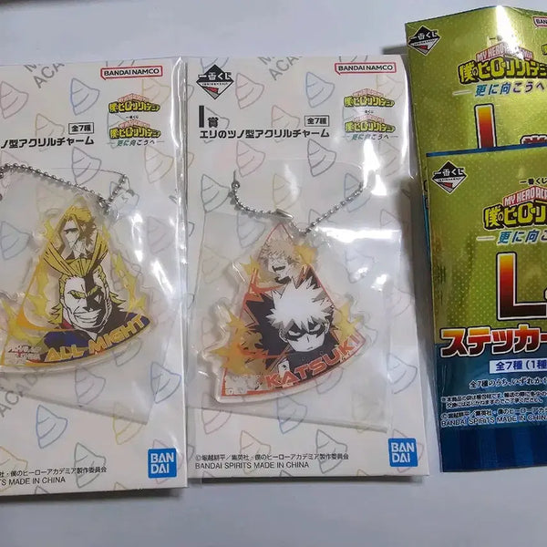 [BUNJANG] My Hero Academia Ichiban Shoji Acrylic Keychain & Sticker Bundle Set / 히로아카 쿠지 하위상 아크릴 키링 스티커 일괄