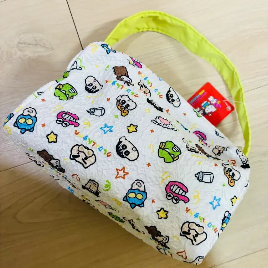 [BUNJANG] Crayon Shin-chan Character Cosmetic Pouch with Handle Bag / 짱구는못말려 캐릭터 화장품 수납 파우치 손잡이 가방