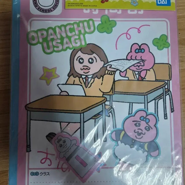 [BUNJANG] Bandai Namco Opancu Usagi Notebook & Sticker Set / 반다이 남코 오판츄 우사기 노트 스티커 세트