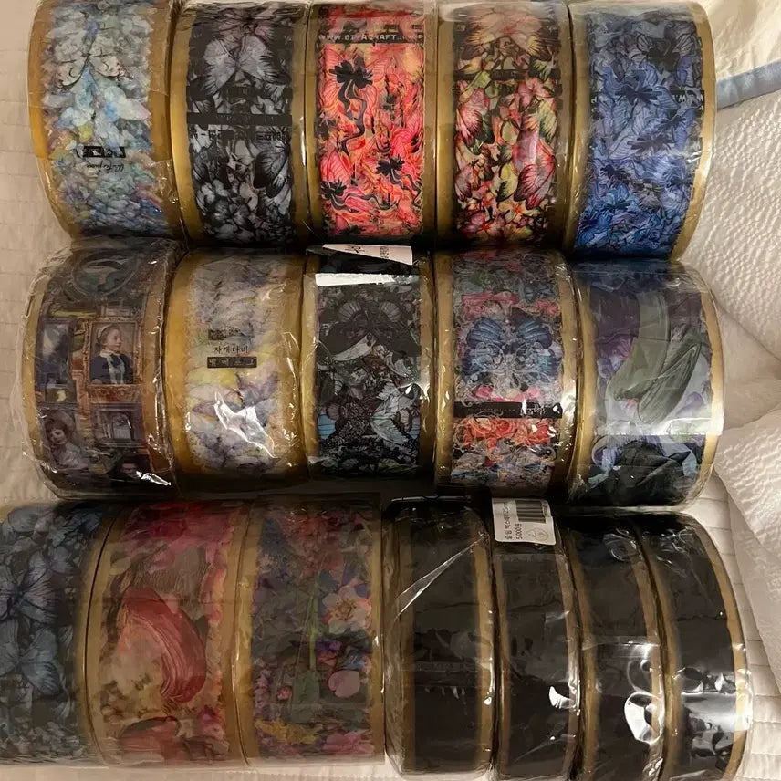 [BUNJANG] Cream Peach, Biya, Siwol Tokki Deco Tape Bundle / 크림피치, 비야, 시월토끼 디테(박테) 처분