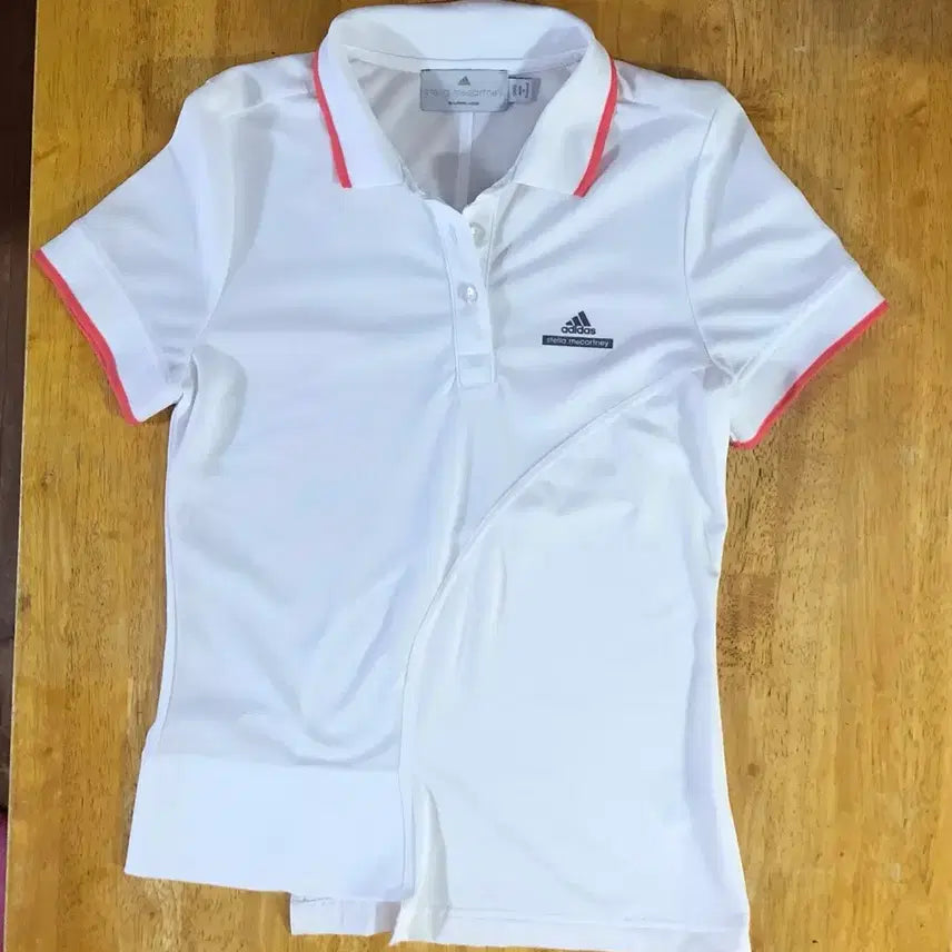 [BUNJANG] Adidas Stella McCartney Collar T-Shirt / 아디다스 스텔라 맥카트니 카라 티셔츠