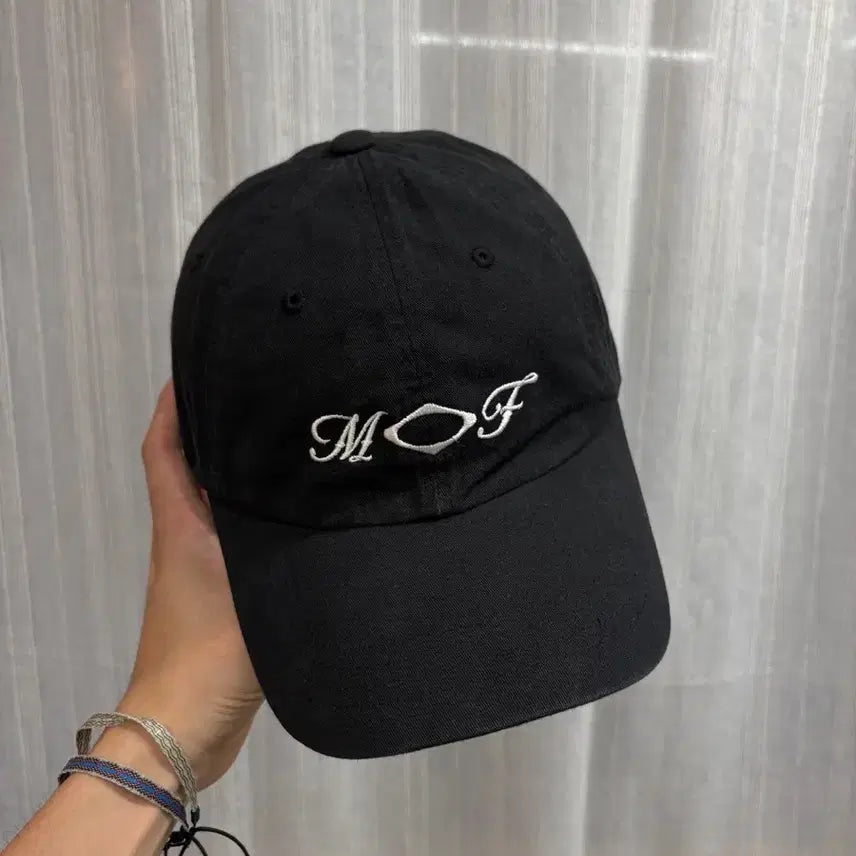 [BUNJANG] Mischief Rhombus Cotton Ball Cap Black / Mischief 미스치프 롬버스 코튼 볼캡 블랙 모자