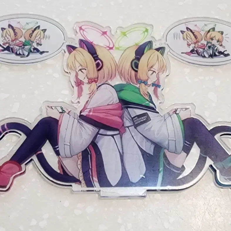 [BUNJANG] Blue Archive Saiha & Momoi Acrylic Stand / 블루 아카이브 사이바&모모이 아크릴 스탠드 판매